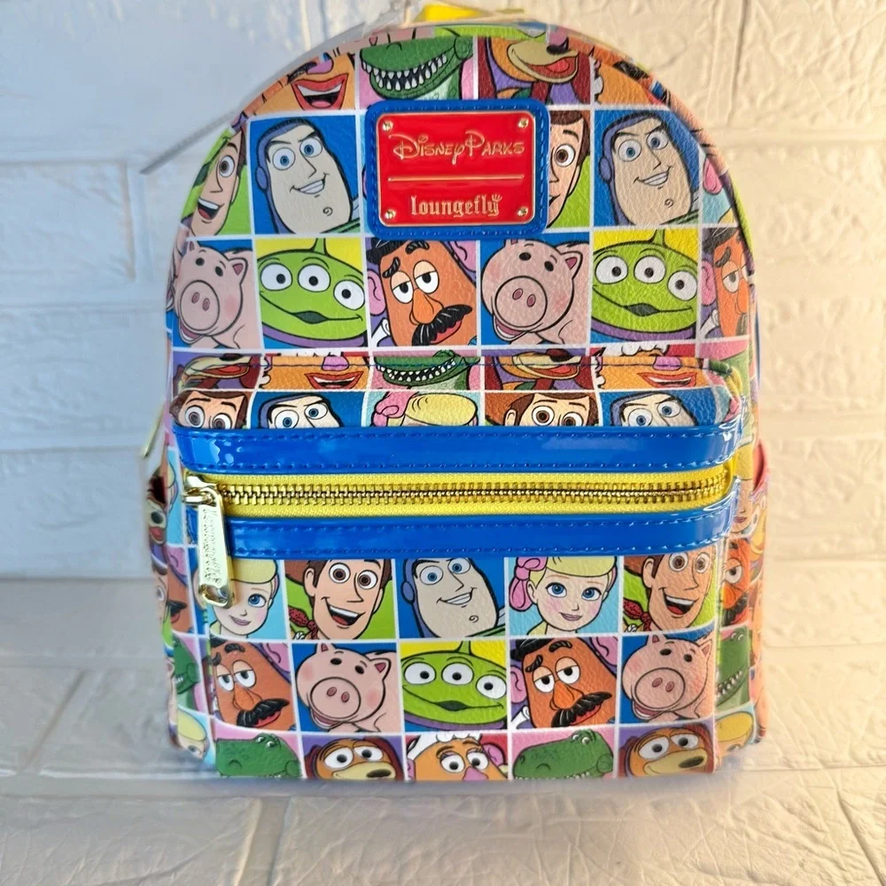 New Disney Loungefly Toy Story Backpack Multicolor